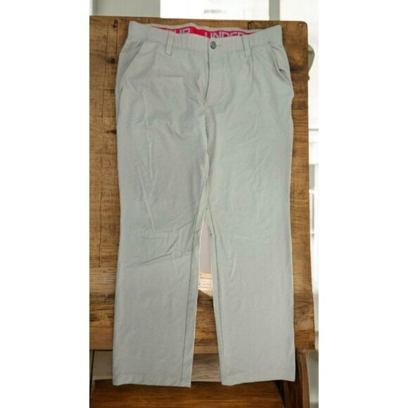 Under Armour Mens Loose Fit Khaki Pants 36x30 - Picture 1 of 7